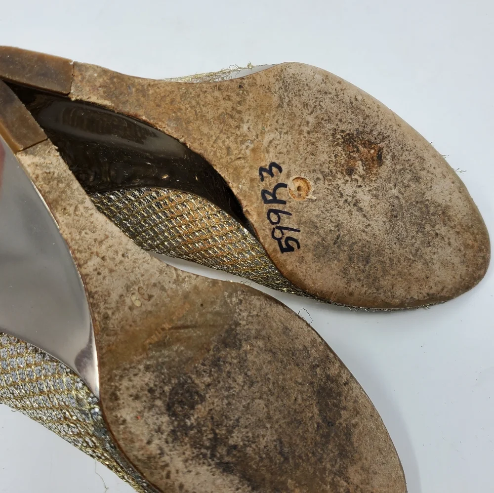Jimmy Choo Champagne Wedges